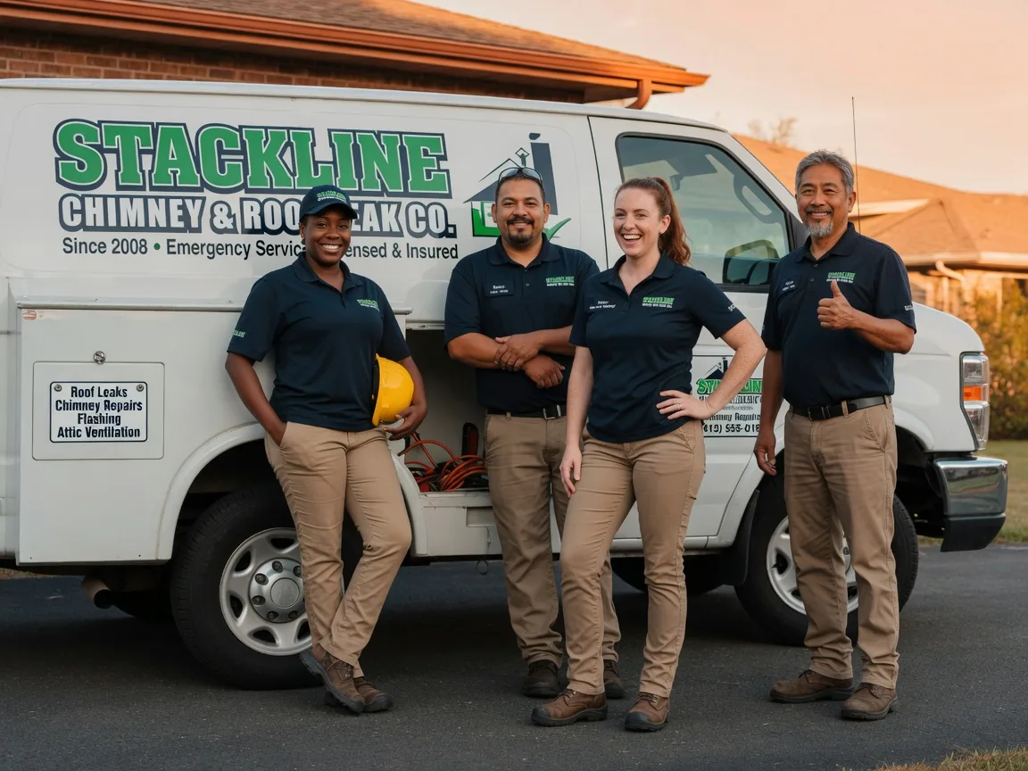Chimney flashing repair company in Berryton, KS